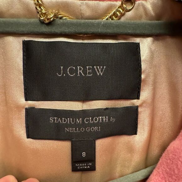 J. Crew Nell Gori Stadium Cloth Wool Cocoon Coat - Picture 7 of 9